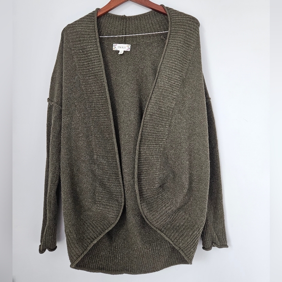 Pink Rose Knit Cardigan - Size US L - Picture 1 of 5